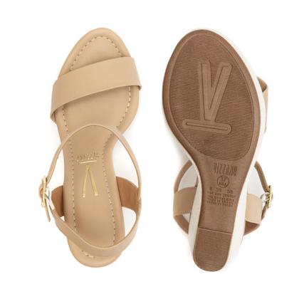 Imagem de Sandália Vizzano Anabela Bege