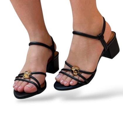 Imagem de Sandália Vizzano De Salto Bloco Preto 6291.1192