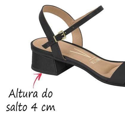 Imagem de Sandália Vizzano Feminina 6454.111 Salto Baixinho Conforto