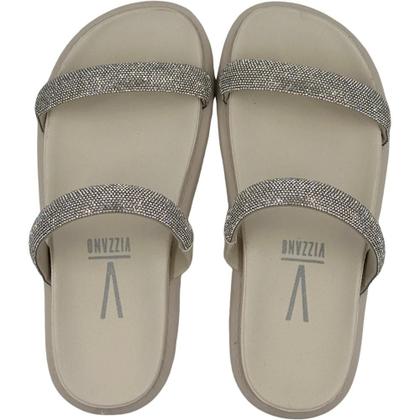 Imagem de Sandália Vizzano Papete Tiras com Strass Feminina