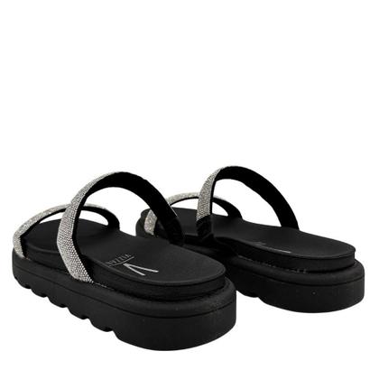 Imagem de Sandália Vizzano Papete Tiras com Strass Feminina