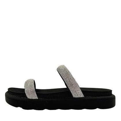 Imagem de Sandália Vizzano Papete Tiras com Strass Feminina