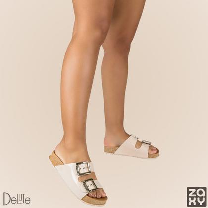 Imagem de Sandália Zaxy Partner III com Fivelas Modelo Slide Ultra Confortável Moda Feminina Macia