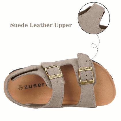 Imagem de Sandálias ZUSERIS Kids Cork Slides Summer Slides Khaki 24