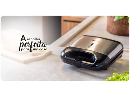 Imagem de Sanduicheira Amvox AMS 500 Preta 750W