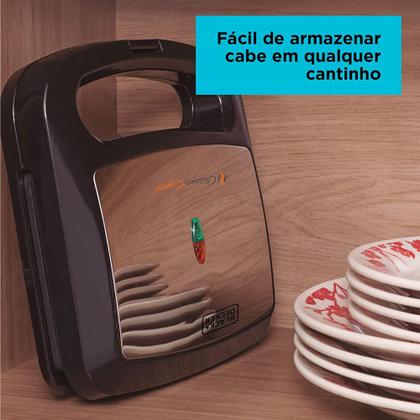 Imagem de Sanduicheira Black Decker Cuisine Expert Preto Sm800