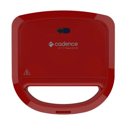 Imagem de Sanduicheira Cadence Toast E Grill Vermelha 127V - SAN261