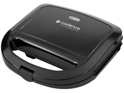 Imagem de Sanduicheira Cadence Toast & Grill Preta 750W SAN260