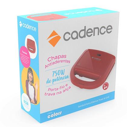 Imagem de Sanduicheira Cadence Toast & Grill Vermelha