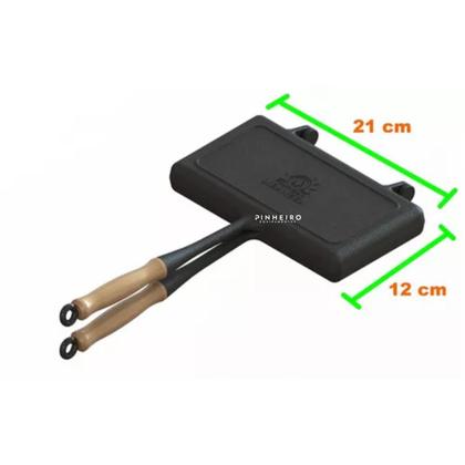 Imagem de Sanduicheira Dupla Tostadeira Baurutex Misteira Tostex Ferro