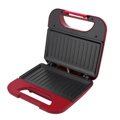 Imagem de Sanduicheira e Grill Britânia Toast 2 em 1 BGR01V c/ Chapa Antiaderente Vermelha