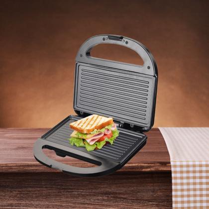 Imagem de Sanduicheira e Grill Elétrica Essencial Itatiaia 750W 127V Antiaderente Preto