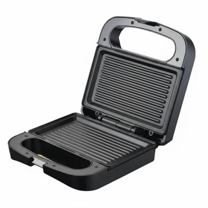 Imagem de Sanduicheira e Grill HQ 750W Antiaderente Inox HQSG001 127V