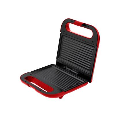Imagem de Sanduicheira e Grill Inox Kian Vermelha e Inox 750W com Chapas Antiaderentes 220V