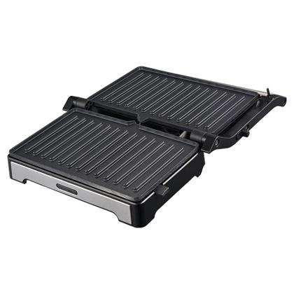 Imagem de Sanduicheira e Mini Grill HQ 180º 1000W Antiaderente Inox HQ-SG002 220V