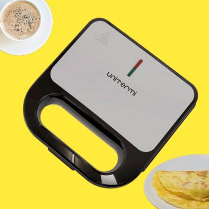 Imagem de Sanduicheira Elétrica Inox 750w Grill - Unitermi 110v Ou 220v