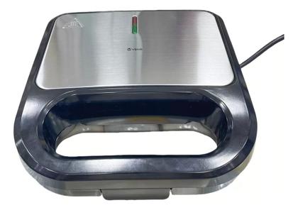 Imagem de Sanduicheira Elétrica Inox Grill Antiaderente 2 X 1 Vijodi