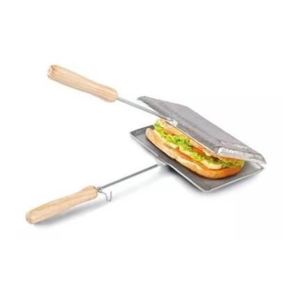 Imagem de Sanduicheira Forma Dupla de Aluminio Tostex Baurutex Bauru