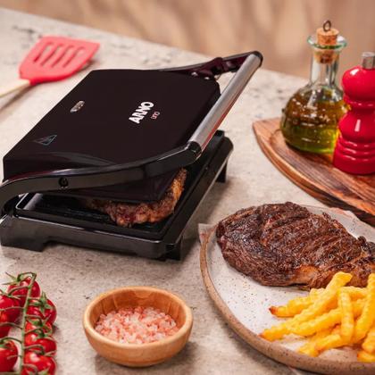 Imagem de Sanduicheira Grill Arno Compact Panini Preto GPTO -220V