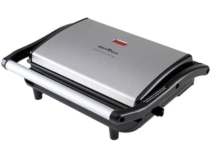 Sanduicheira/Grill Britânia Press BGR27I 2 em 1 Prata 850W - Antiaderente