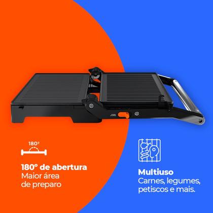 Imagem de Sanduicheira Grill Cadence Multiuso Contrast GRL616