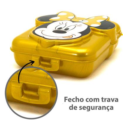 Imagem de Sanduicheira Infantil Mickey ou Minnie 3D Lancheira Escolar Plasútil
