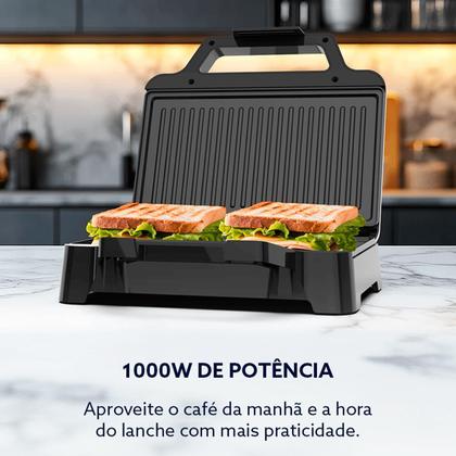 Imagem de Sanduicheira Inox Multiuso Antiaderente 1000W - Oster