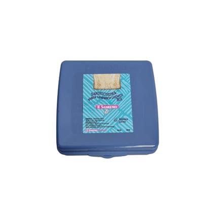 Imagem de Sanduicheira Plástico Porta Sanduiche Sanremo - Azul