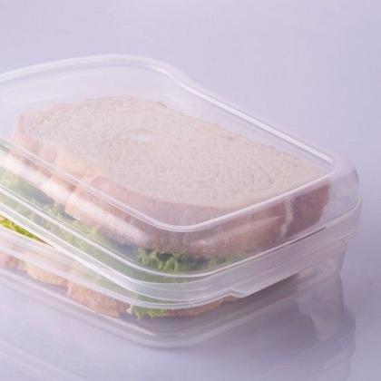 Imagem de Sanduicheira Porta Lanche para Escola e Academia Plasútil BPA Free