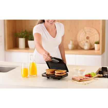 Imagem de Sanduicheira Snack Time Elgin Preto - 220V