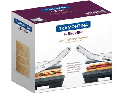 Imagem de Sanduicheira Tramontina by Breville Express em Aço Inox Fosco com Chapa Flutuante