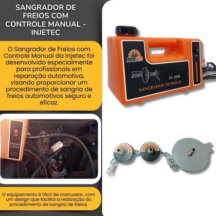 Imagem de Sangrador De Freios Com Controle Manual - Injetec