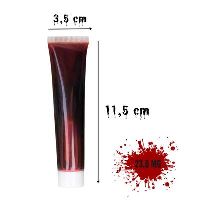 Imagem de Sangue de Vampiro Artificial Falso Artístico Para Halloween 23.8ml Festa Halloween Dia Das Bruxas