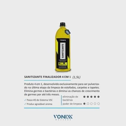 Imagem de Sanitizante Finalizador 4 em 1 Estofados 1,5L - Vonixx