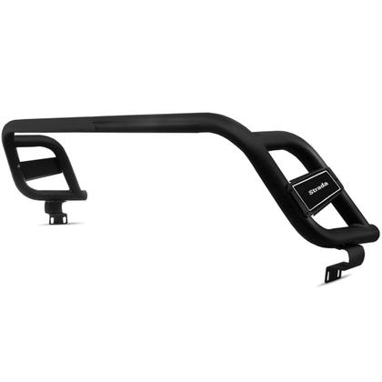 Imagem de Santo Antônio Strada 2021 a 2025 Cabine Simples Modelo Original Tubolar 2" com Braço e Capa Preto Aço