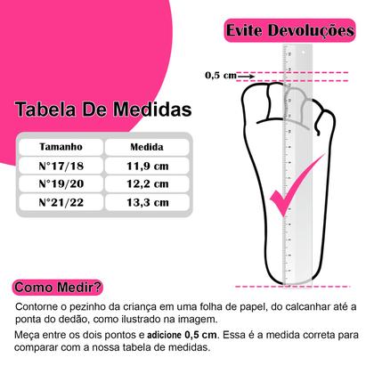 Imagem de Sapameia Infantil Menina Antiderrapante Mz Shoes Bebê Cupcake