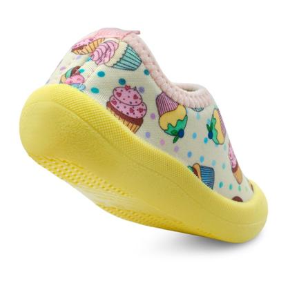 Imagem de Sapameia Infantil Menina Antiderrapante Mz Shoes Bebê Cupcake