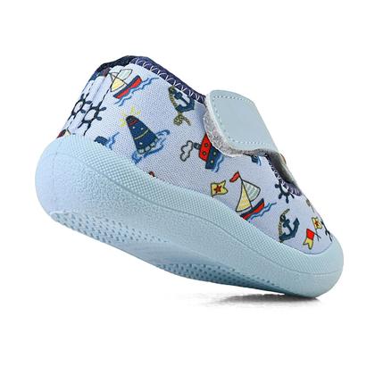 Imagem de Sapameia Praia Menino Bebê Infantil Azul Marinheiro Antiderrapante Mzkid