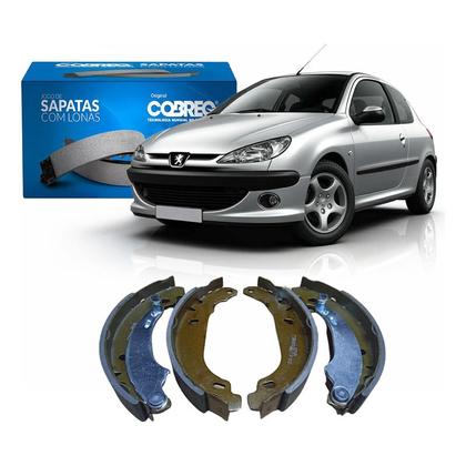 Imagem de Sapata De Freio Traseira Cobreq Peugeot 206 1.6 1999 A 2003
