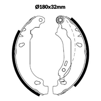 Imagem de Sapata De Freio Traseira Cobreq Peugeot 206 1.6 1999 A 2003
