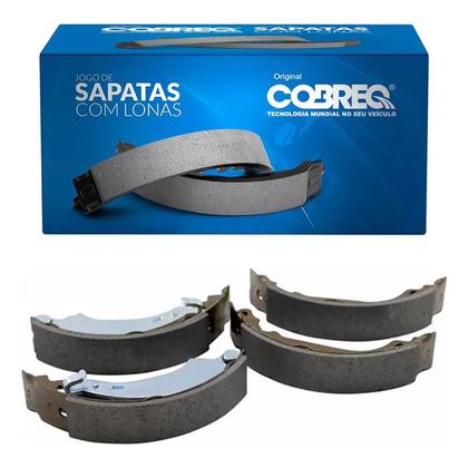 Imagem de Sapata De Freio Traseira Cobreq Peugeot 206 1.6 1999 A 2003