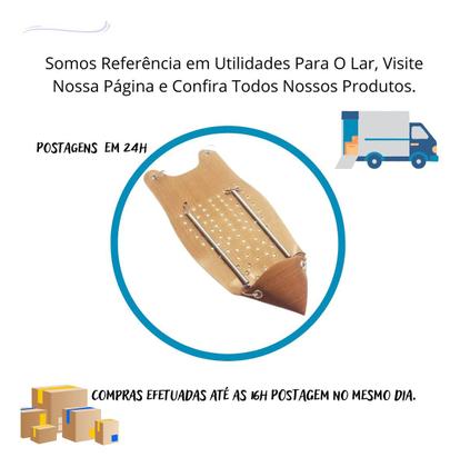 Imagem de Sapata Ferro Passar Seco Vapor Roupa Anti-Brilho Universal Calça Blusa Proteger Bermuda
