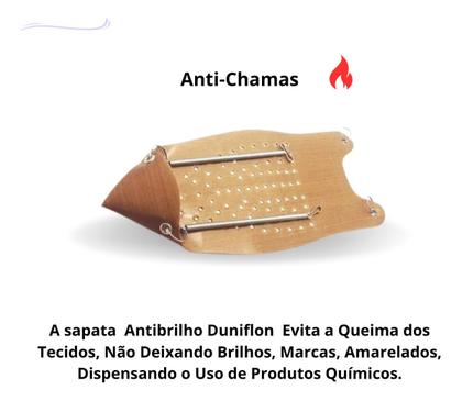 Imagem de Sapata Ferro Passar Seco Vapor Roupa Anti-Brilho Universal Calça Blusa Proteger Bermuda