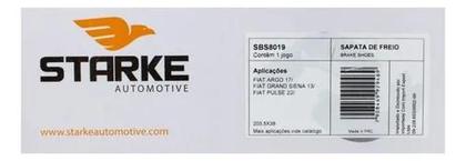 Imagem de Sapata Freio Starke Argo 1.0 6v 1.3 8v 1.8 16v 2017 A 2025 SBS8019