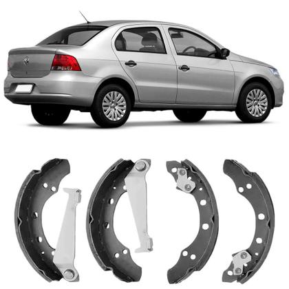 Imagem de Sapata Lona Freio Crossfox Voyage Fox 2008 a 2018 Traseira Teves Frasle VW276CPA