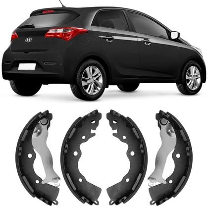 Imagem de Sapata Lona Freio HB20 1.0 HB20S HB20X 1.6 2012 a 2019 Traseira Cobreq