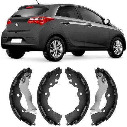 Imagem de Sapata Lona Freio Hyundai HB20 2013 a 2019 Traseira Frasle HY/418-CPA