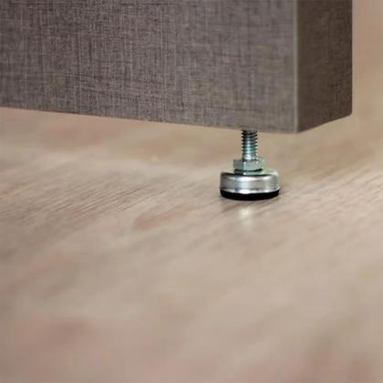 Imagem de Sapata Niveladora Para Móveis 21mm Niquelado Com 4 Peças Embalagem Autosserviço - 06985.0001.10 -SOPRANO