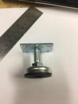 Imagem de Sapata Regulavel P/móveis 3/8 C/chapa Fixação 06 Unidades