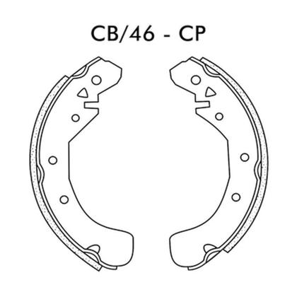 Imagem de Sapatas de Freio Astra Montana Meriva Vectra Fras-le Cb46cp